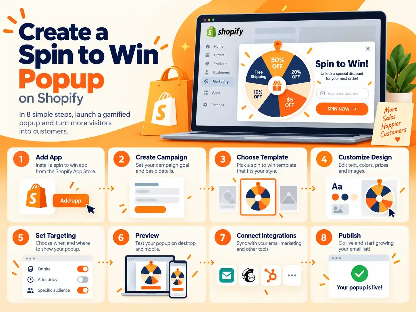 How to create a spin to win popup on Shopify